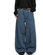 Wide-leg casual jeans