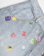 Vintage Colored Chain Shorts