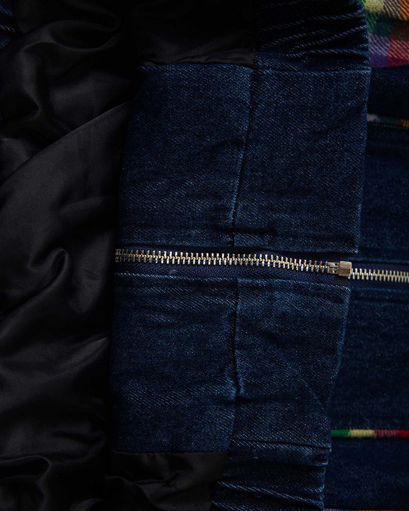 Color-blocked jacket