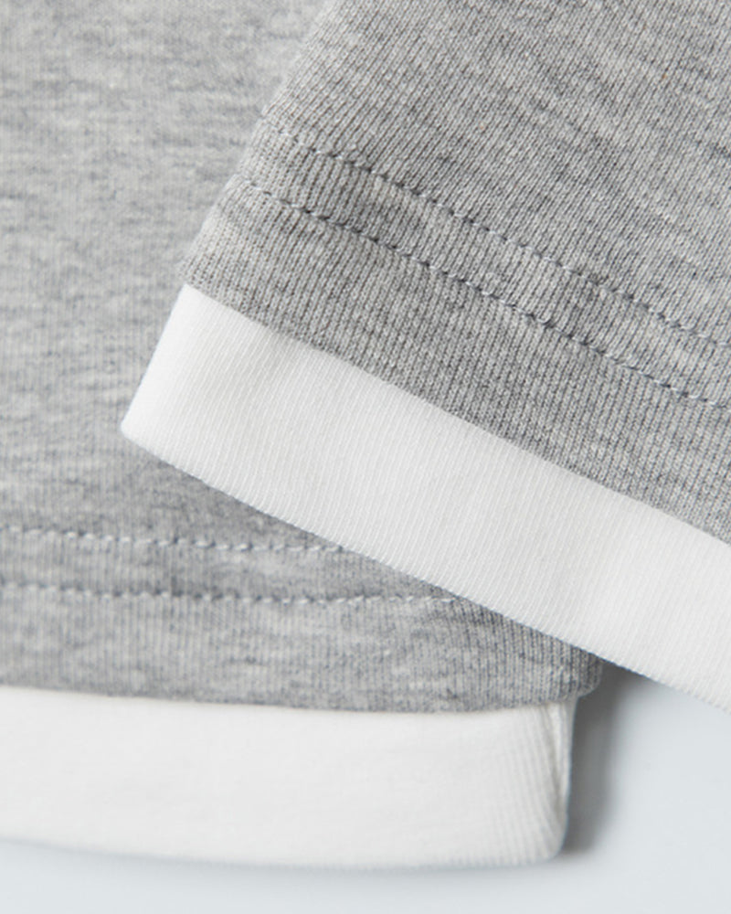 Color-blocked patchwork inner base layer