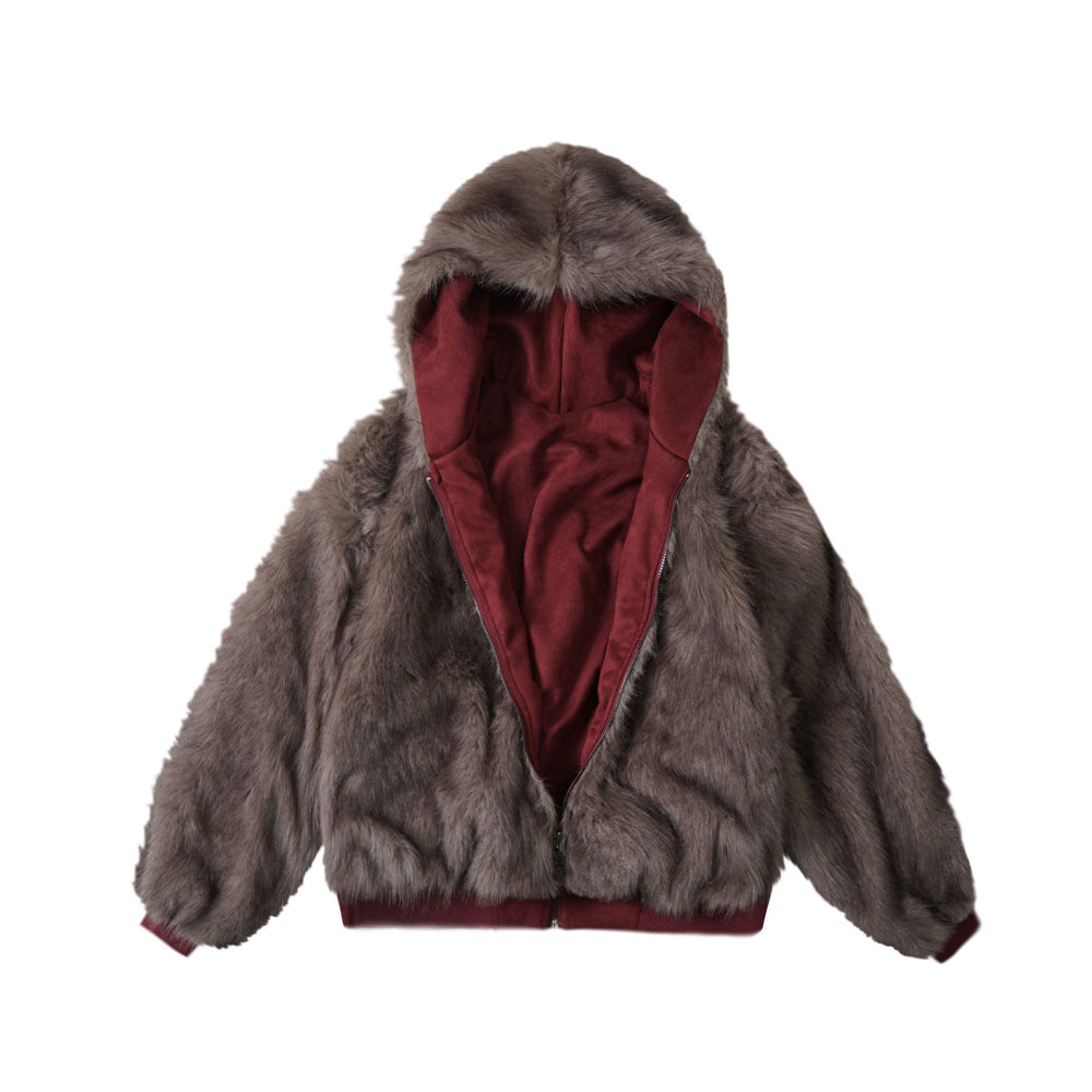 Reversible cotton-padded jacket