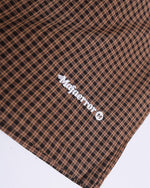 Panelled contrast plaid shorts