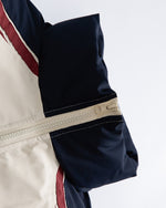 Color-blocked cotton-padded jacket