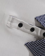 Retro embroidered short sleeves