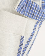 embroidered paneled lapel jacket