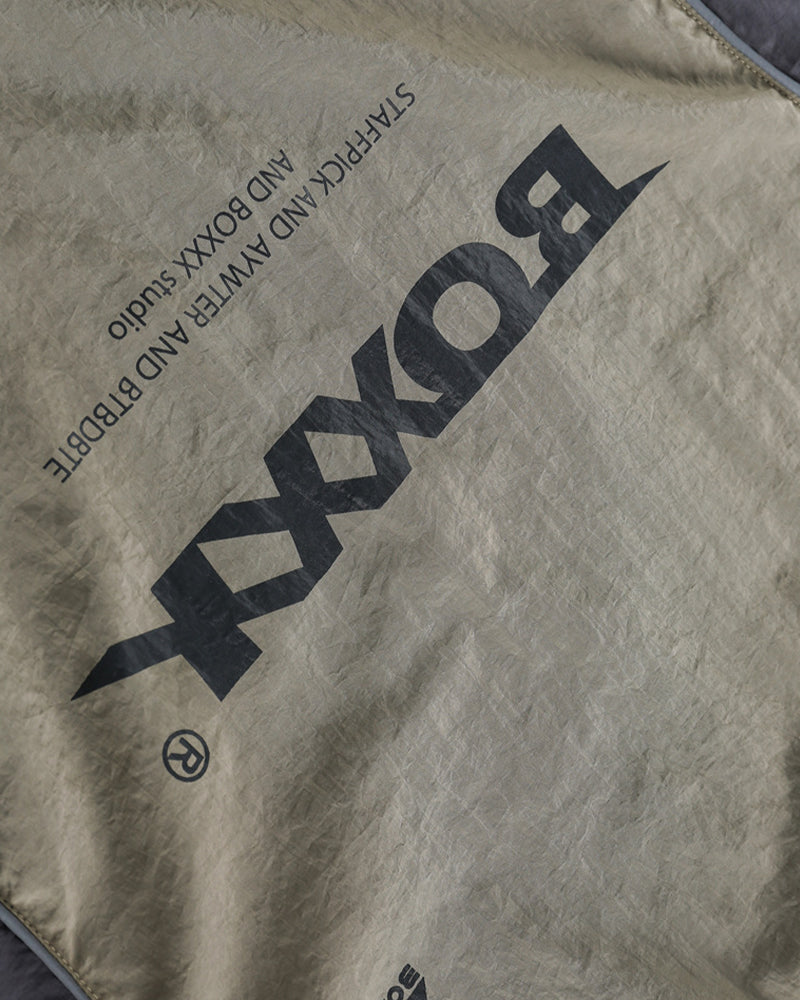 Printed patchwork sweatshirt