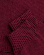 Faux two-piece knitwear