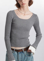 復古條紋針織衫（女款）