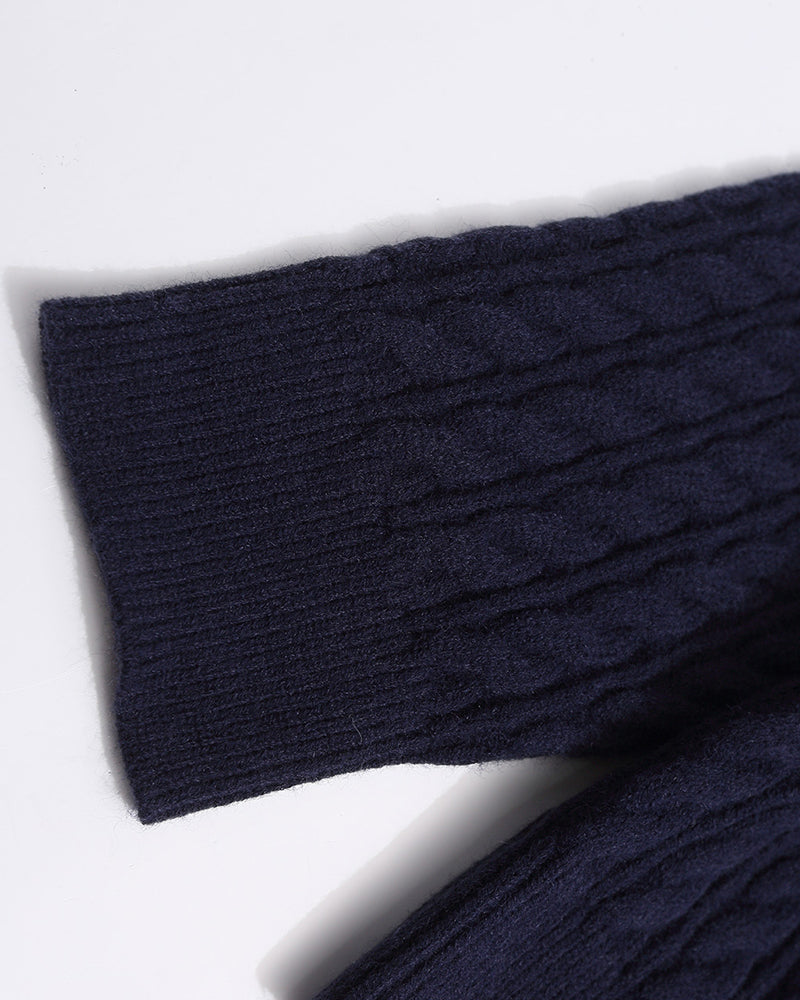 復古刺綉休閑毛衣