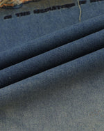 做舊水洗牛仔短袖