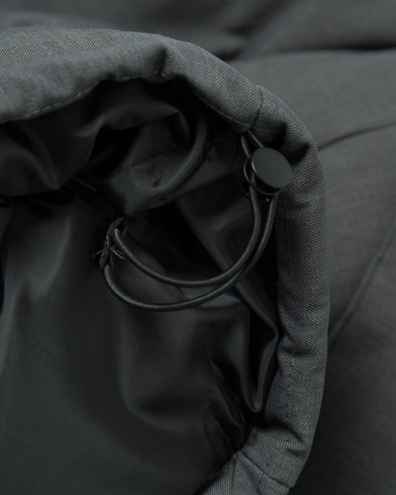 두껍고 따뜻한 스카프 코트