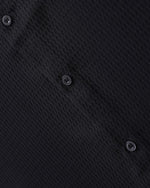 Floral embroidered long-sleeved shirt