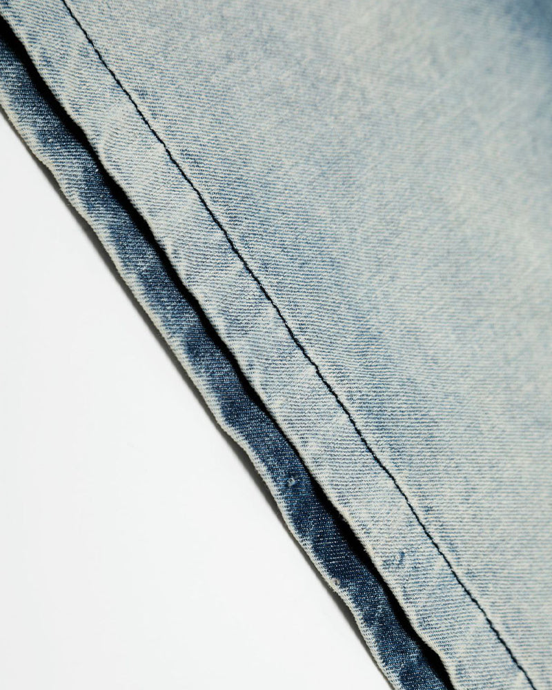 Vintage loose denim short sleeves