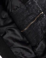 embroidered contrast jacket