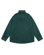 Casual Embroidered Long-Sleeved Shirt