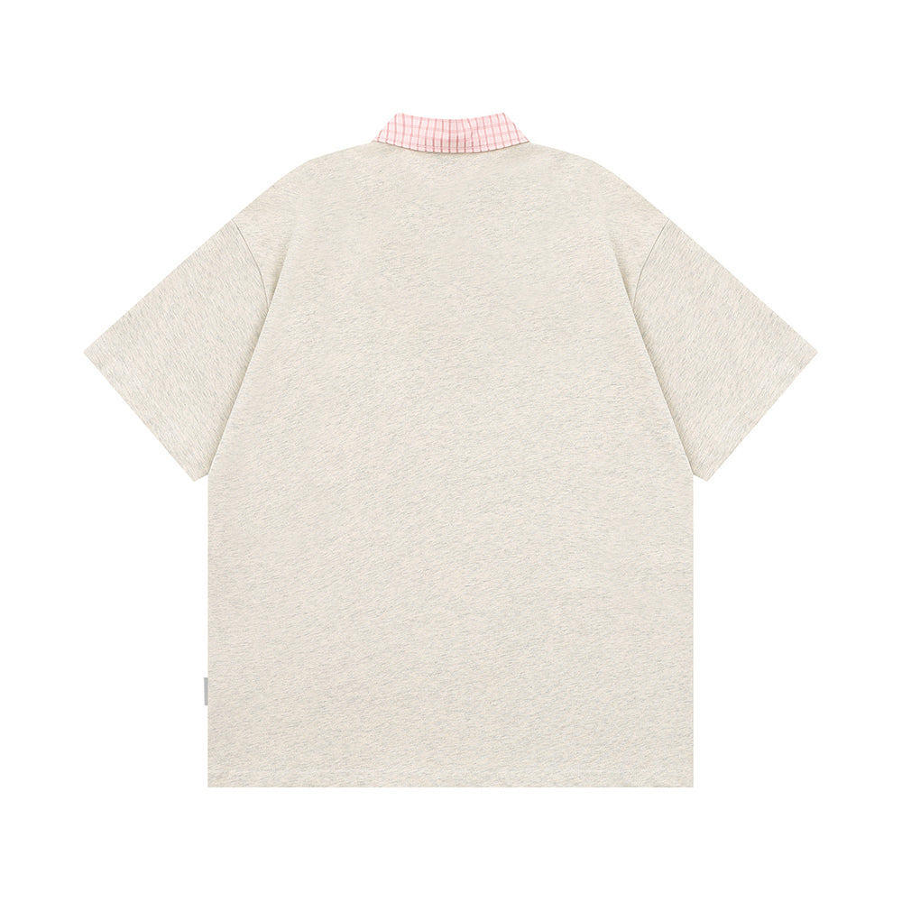 패치워크 별 반팔 티셔츠