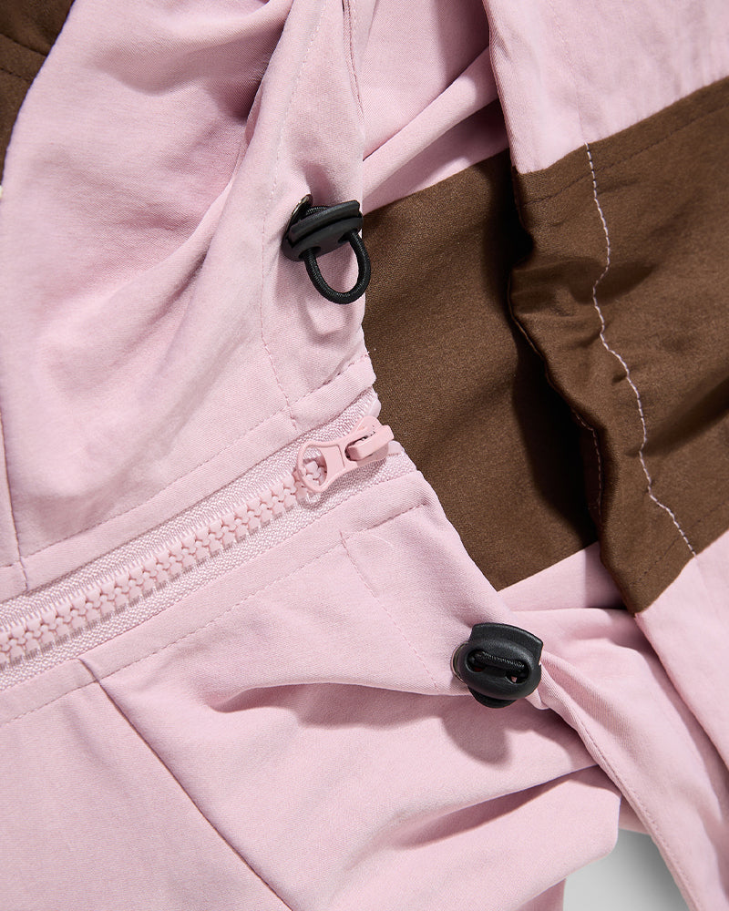 Retro patchwork couple jackets