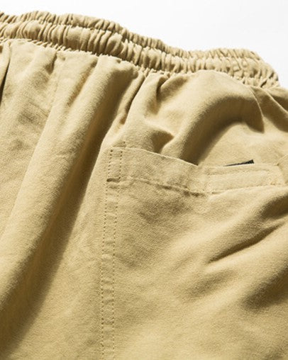 Solid color all-match casual trousers