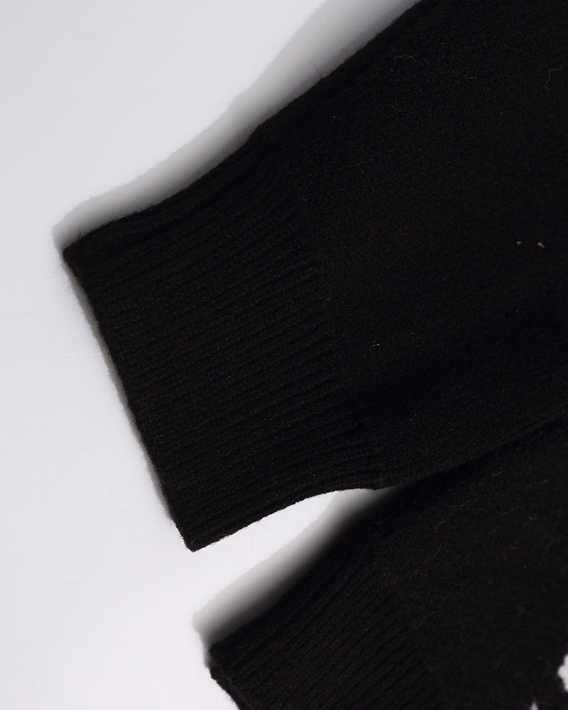 재미있는 만화 자카드 스웨터