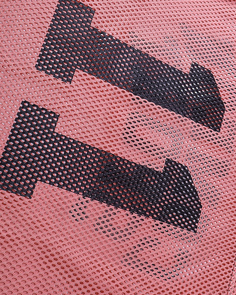 Letter print short sleeves