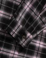 Retro simple plaid long-sleeved shirt