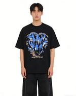 Creative Heart-Shaped Short-Sleeve