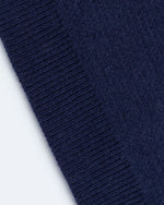 Contrast color pullover sweater