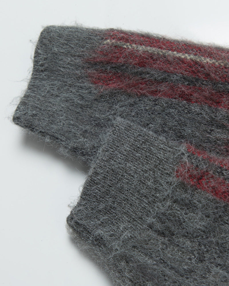 Plaid lapel short jacket