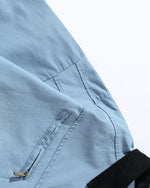 Retro patchwork short-sleeved shirt