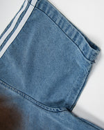 做舊刺綉牛仔短袖