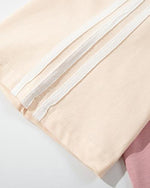 콘트라스트 컬러 캐주얼 프린트 반팔