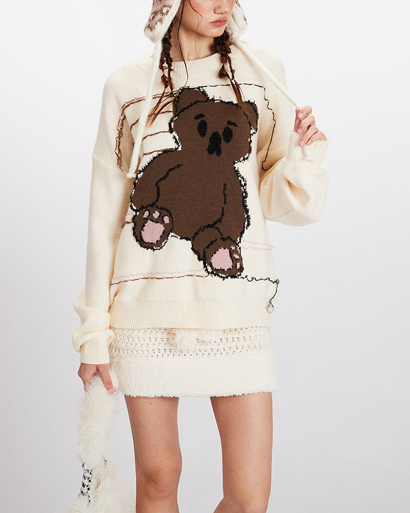 Couple loose knitwear