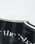 레트로 대비 스트라이프 반소매