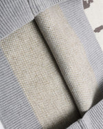 레트로 컬러 블록 폴라베어 스웨터