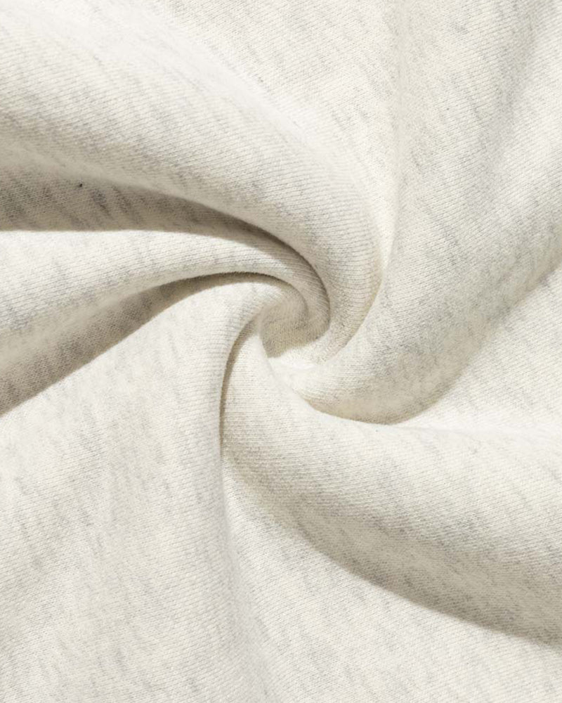 Fleece-lined crew neck sweatshirt