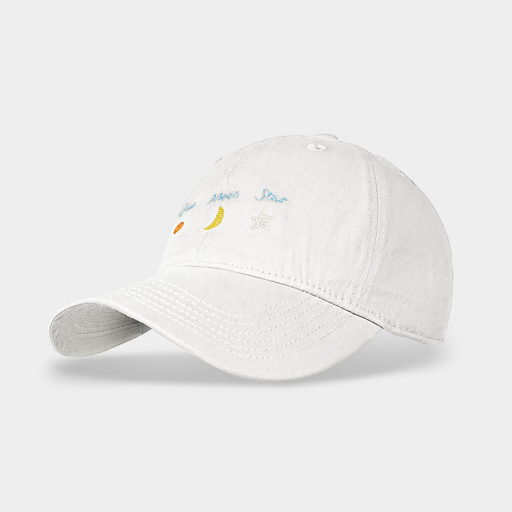 자수 볼캡