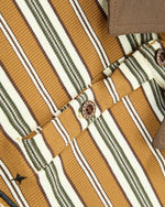 復古撞色條紋短袖