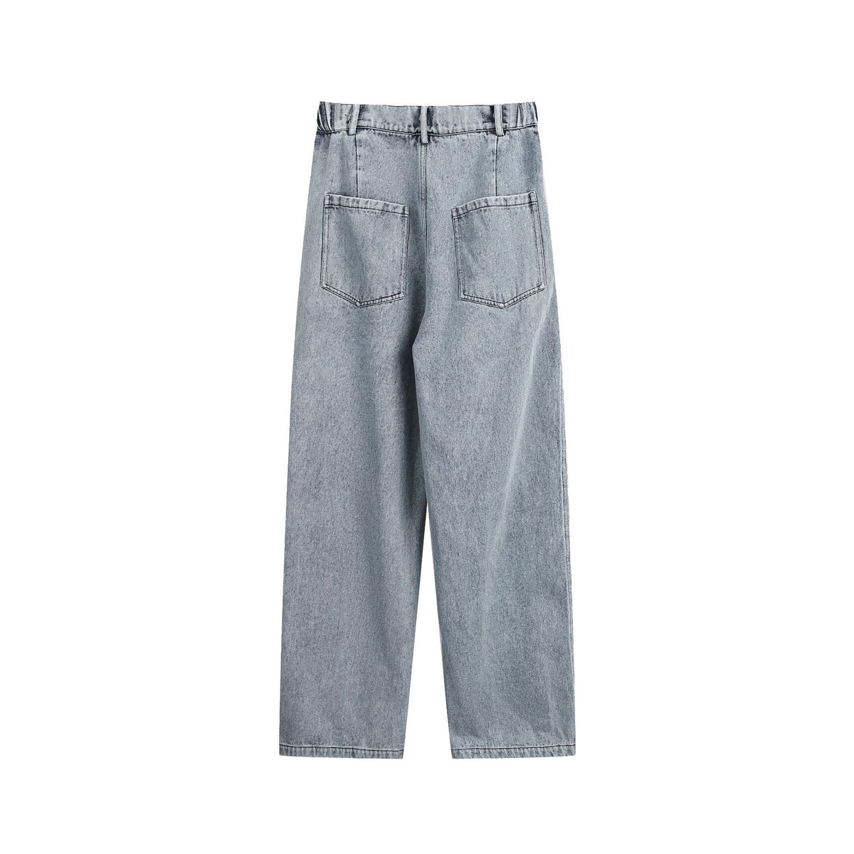 Retro versatile denim trousers