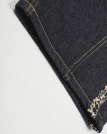 Loose leopard print jeans