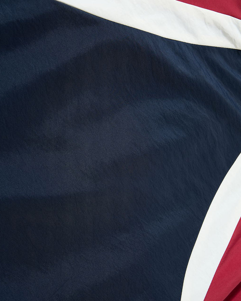 Color-blocked letter sweatshirt