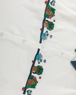 撞色拼接可愛短袖襯衫