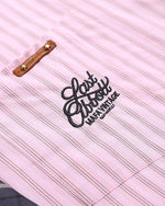 Vintage Striped Short Sleeve Shirt with Tie