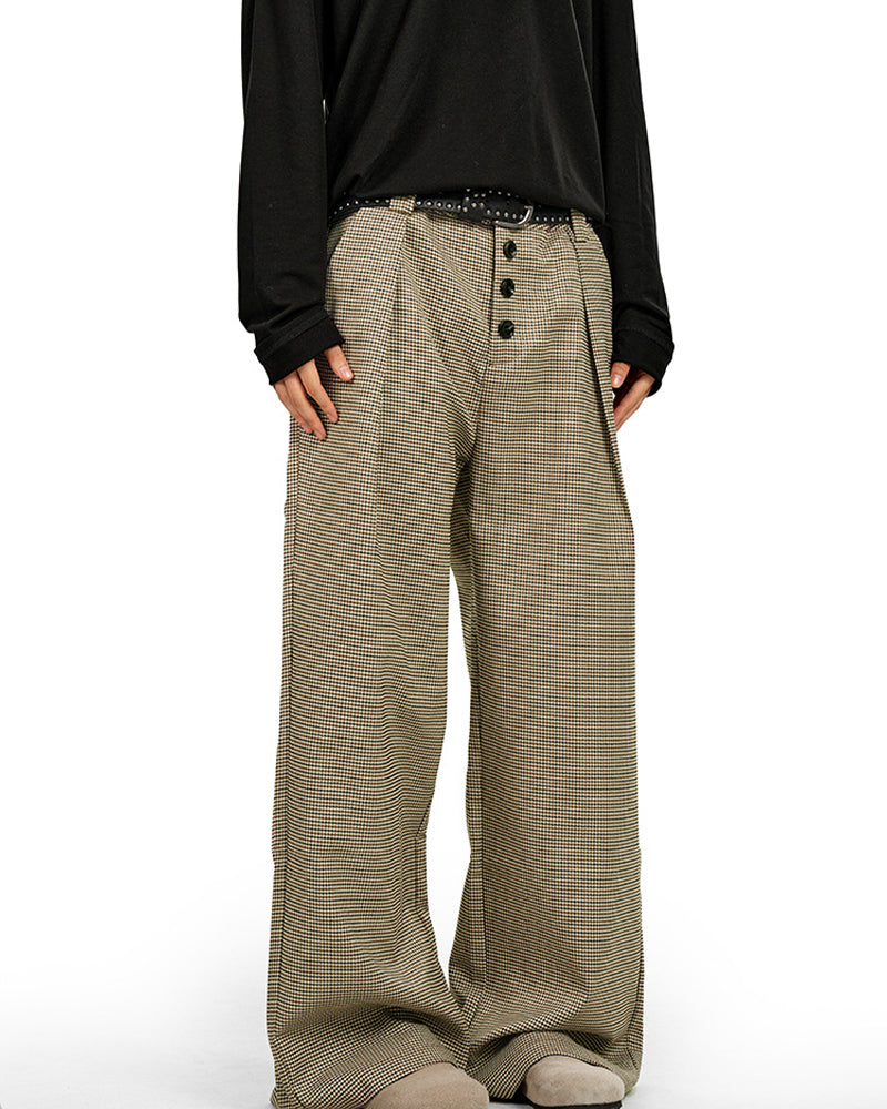 Retro casual trousers