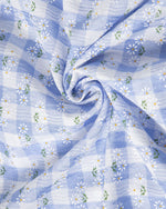 Badge Plaid Short Sleeve Shirt