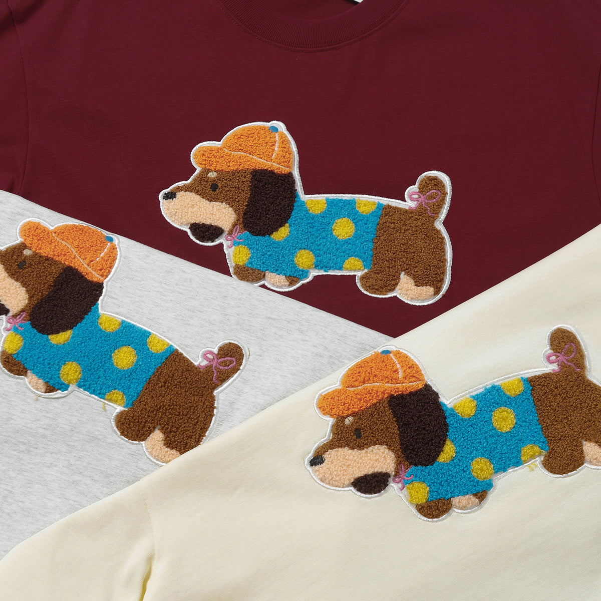 Cute dachshund short sleeves