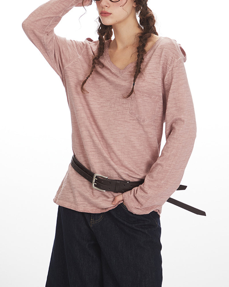 Simple, fitted top (women's)