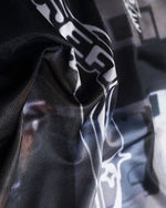 Retro contrasting color couple long sleeves