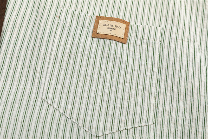 vintage striped tie shirt