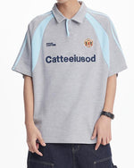 Colorblock polo short sleeves