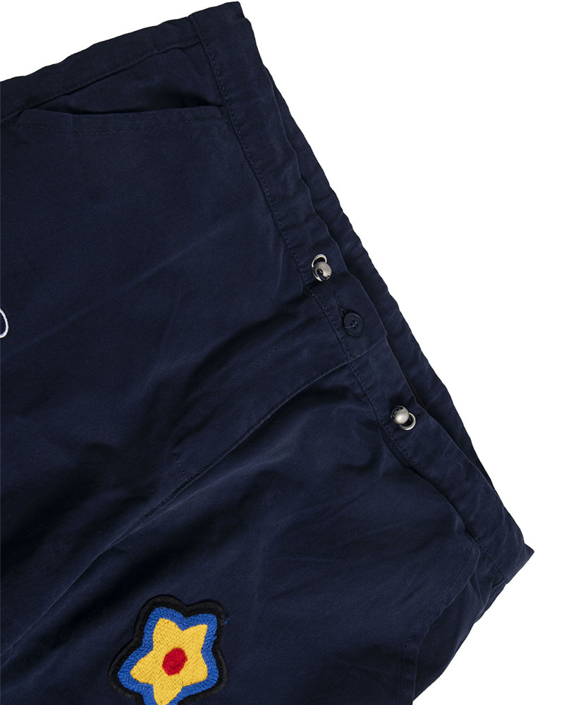 Vintage colored cargo trousers